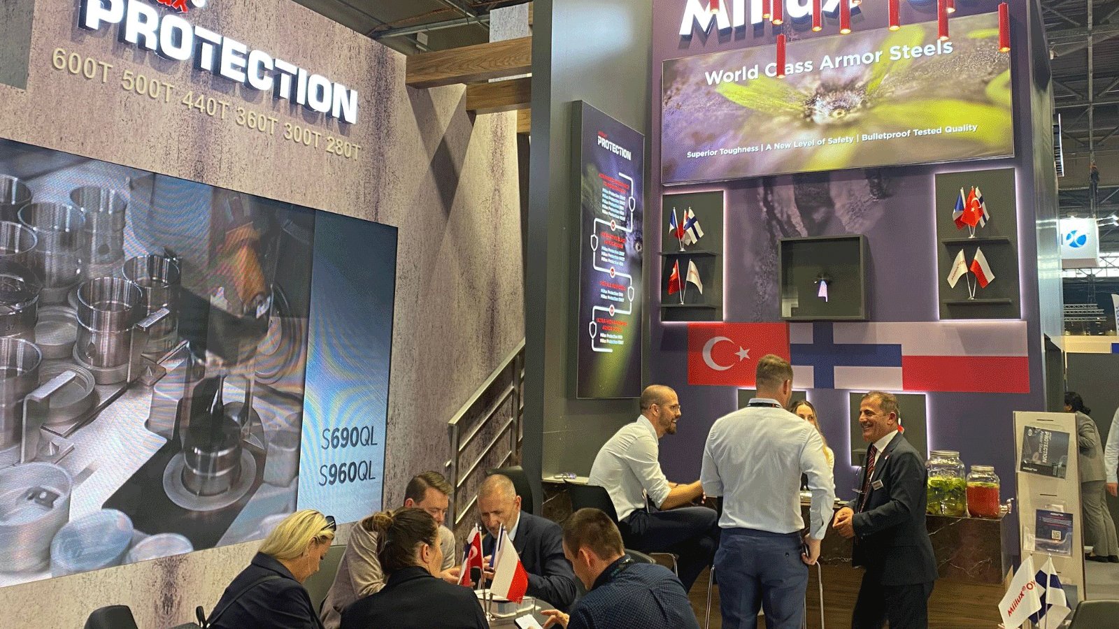 Miilux OY, yeni zırh çeliklerini Eurosatory Fuarı’nda tanıttı
