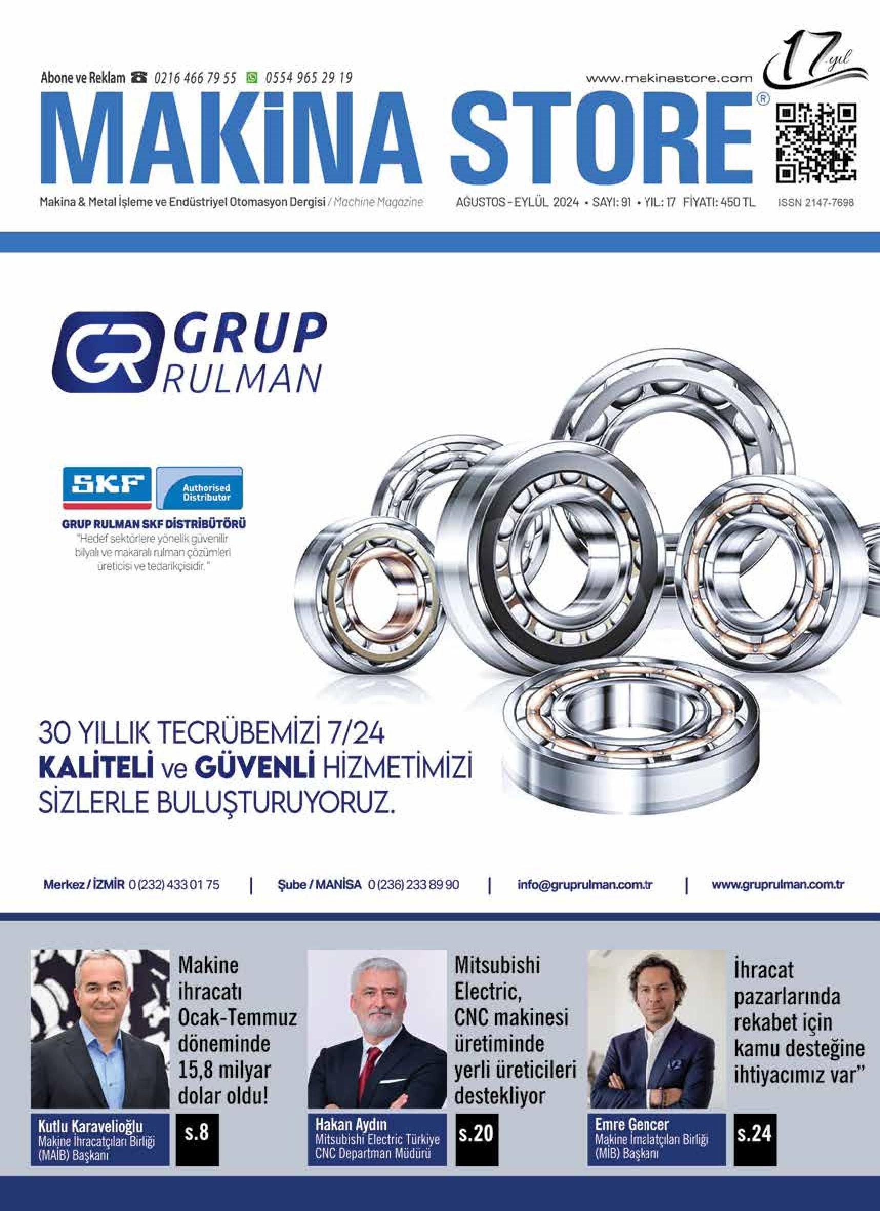 Makina Store - 91. Sayı - Eylül 2024
