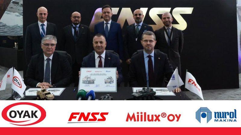 FNSS, Nurol Makina ve Miilux OY arasında zırh çeliği iş birliği protokolü